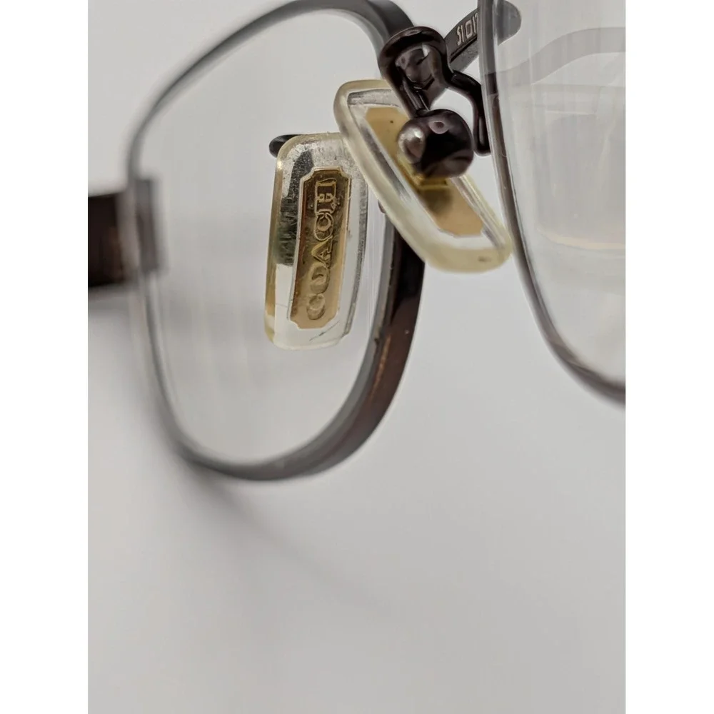 Coach HC5054 Faina 9187 Satin Brown Dark Tortoise Gold Eyeglass Frames 51-17 135